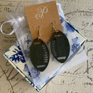 🏈 Football Earrings, NEW